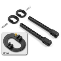 Xray rear body mount set +1mm height X301333