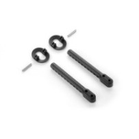 Xray composite rear 6mm adjustable body mount set +2mm height X301338