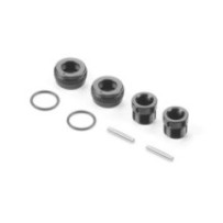 Xray alu adjustable body post stop - black (2) X301351-k