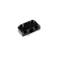 Xray X4 alu plate for rear graphite body post holder X301370