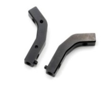 Xray X4 alu shock holder front fixed - swiss 7075 t6 (2) X301972
