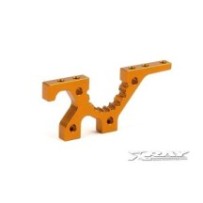 Xray t3 alu front lower susp. adjust. bulkhead - orange X302027-o