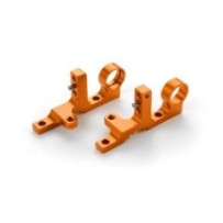 Xray t4f alu front upper clamp (l+r) - orange X302038-o