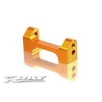 Xray t3 alu lower front suspension 1-piece holder orange X302047-o