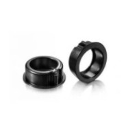 Xray alu adjustment ball-bearing hub +1mm - black (2) X302064-k