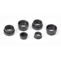 Xray eccentric composite hub for bulkhead + covers (set 4+2) X302070
