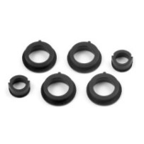 Xray t2'008 set of eccentric composite hubs 1 for bulkheads (4+2 X302077