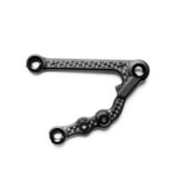 Xray X4 cff front lower arm - inner shock position - medium - right X302182-m