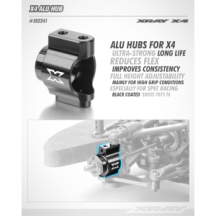Xray X4 alu hub - swiss 7075 t6 X302241