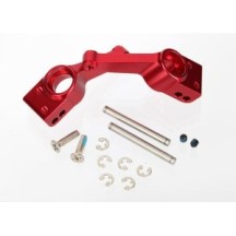 Soportes de maza trasera Traxxas de aluminio - Slash 4x4 - Rojo TRX1952A