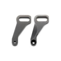 Xray X4 alu front steering plate - inner shock position - swiss 7075 t6 (l+r) X302386