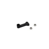 Xray X4f alu servo saver arm - black - swiss 7075 t6 X302527