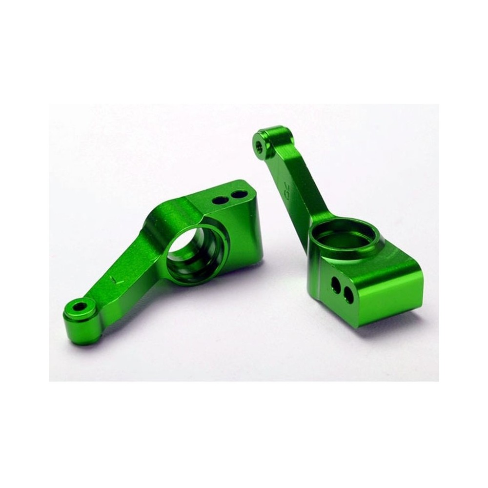 Soportes de eje trasero Traxxas aluminio 6061-T6 anodizado verde (2) TRX1952G