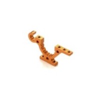 Xray t4'15 alu lower adjustment bulkhead - front r / rear l - ora X302760-o