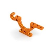 Xray t4'19 alu lower adjustment bulkhead - front l / rear r - orange X302763-o