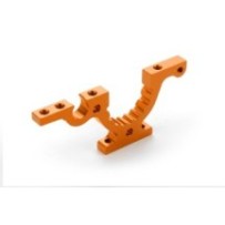 Xray t4f alu lower adjustment bulkhead - front left - orange X302765-o