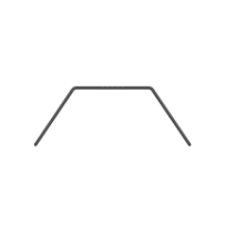 Xray X4 anti-roll bar - front 1.5 mm X302825