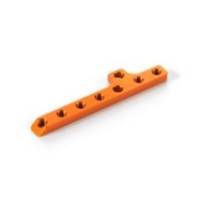 Xray t4'18 alu motor mount plate - orange X303003-o