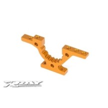 Xray t4 alu front/rear lower adjustment bulkhead - orange X303028-o