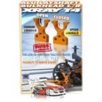 Xray t4 alu layshaft bulkhead closed l/r - orange X303056-o