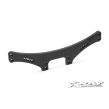 Xray shock tower rear 3.0mm graphite X303087