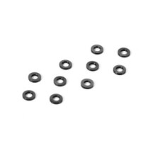 Xray alu shim 3x6x0.5mm - black (10 X303121-k