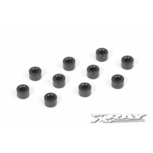 Xray alu shim 3x6x4.0mm - black (10) X303127-k