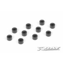 Xray alu shim 3x6x4.0mm - black (10) X303127-k
