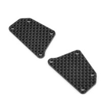 Xray graphite rear lower arm plate 1.6mm (2) X303190