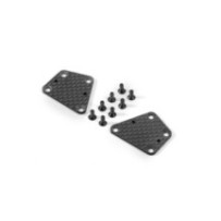 Xray graphite ars rear lower arm plate 1.6mm (l+r) X303192