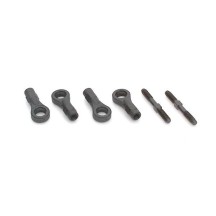 Xray adj. rear turnbuckle l:r 25 mm spring steel + ball joint (2+ X303200