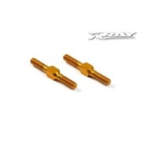 Xray alu adj. turnbuckle l/r 26 mm - orange - swiss 7075 t6 (2) X303212-o