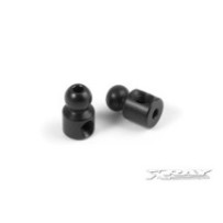 Xray t2 alu 5 mm ball end - black (2) X303431-k