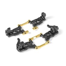 Xray brass rear lower 1-piece suspension holder - rear - rr X303721