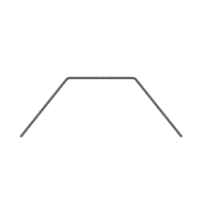 Xray X4 anti-roll bar - rear 1.2 mm X303822