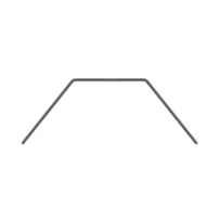 Xray X4 anti-roll bar - rear 1.3 mm X303823