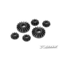 Xray composite gear diff bevel & satellite gears (2+4) X304930