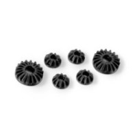 Xray graphite gear diff bevel & satellite gears (2+4) - lower X304932