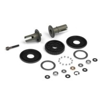 Xray ball differential with labyrinth dust covers set 7075 t6 X305000