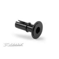 Xray alu t6 diff long output shaft - hard coated - black X305012-k