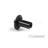 Xray alu t6 diff short output shaft - hard coated - black X305022-k