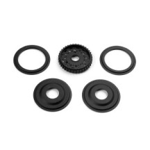 Xray t2'008 diff pulley 38t with labyrinth dust covers X305058