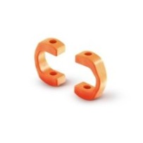 Xray drive shaft replacement plastic cap 3.5 mm - orange - strong X305242