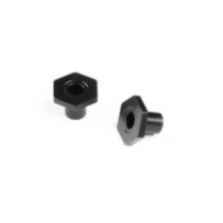 Xray X4 alu wheel hub - spring clip - swiss 7075 t6 (2) X305356