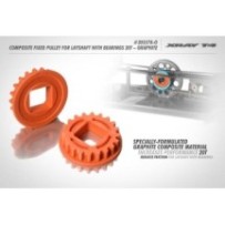 Xray fixed pulley for layshaft with bearings 20t - graphite (2) X305578-o