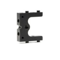Xray X4 alu servo mount - black - v2 X306206-l