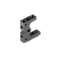 Xray X4f alu servo mount - black X306207