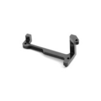Xray X4f alu servo mount - black - one-piece - swiss 7075 t6 X306221