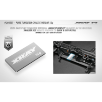 Xray pure tungsten chassis weight 12g X306551
