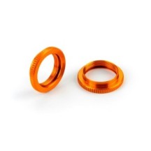 Xray ulp alu shock adjustable nut - v2 - orange (2) X308044-o